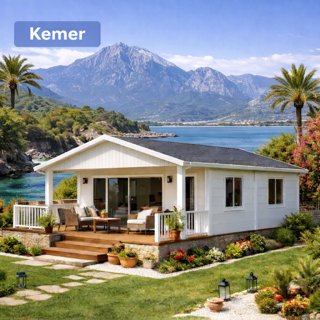 Kemer prefabrik ev modelleri