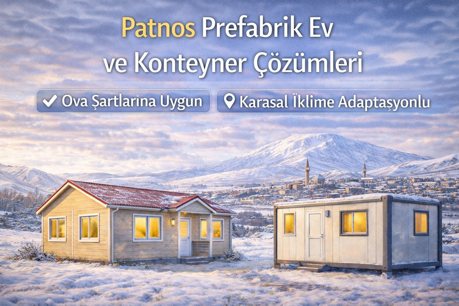 Patnos prefabrik ev modelleri Patnos prefabrik ev ve konteyner çözümleri