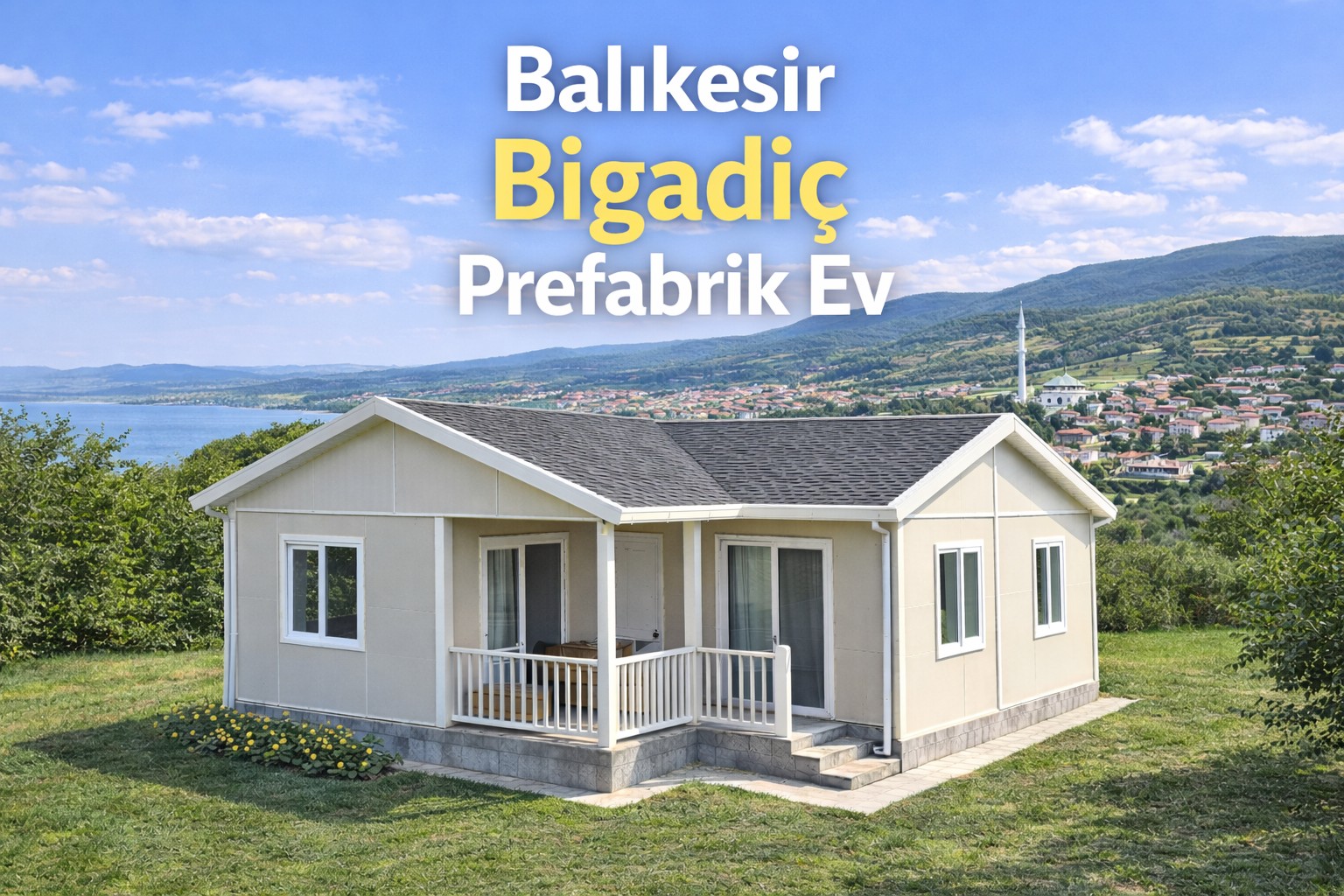 Bigadiç prefabrik ev firmaları Balıkesir Bigadiç prefabrik ev modelleri