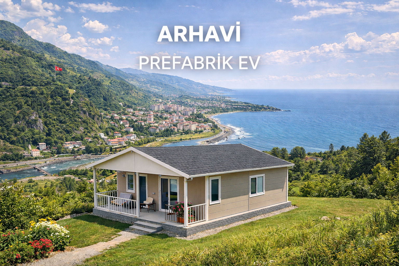 Arhavi prefabrik ev modelleri