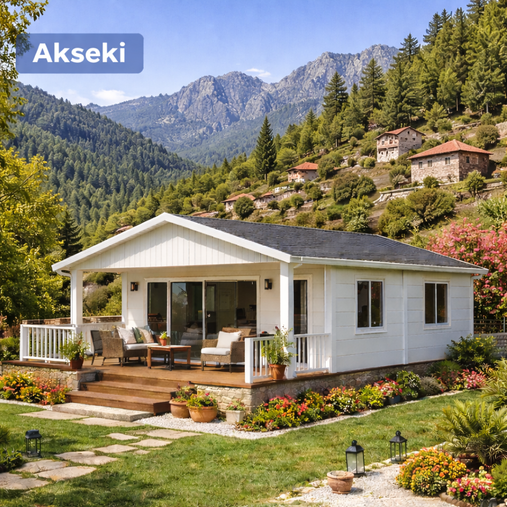Akseki prefabrik ev modelleri