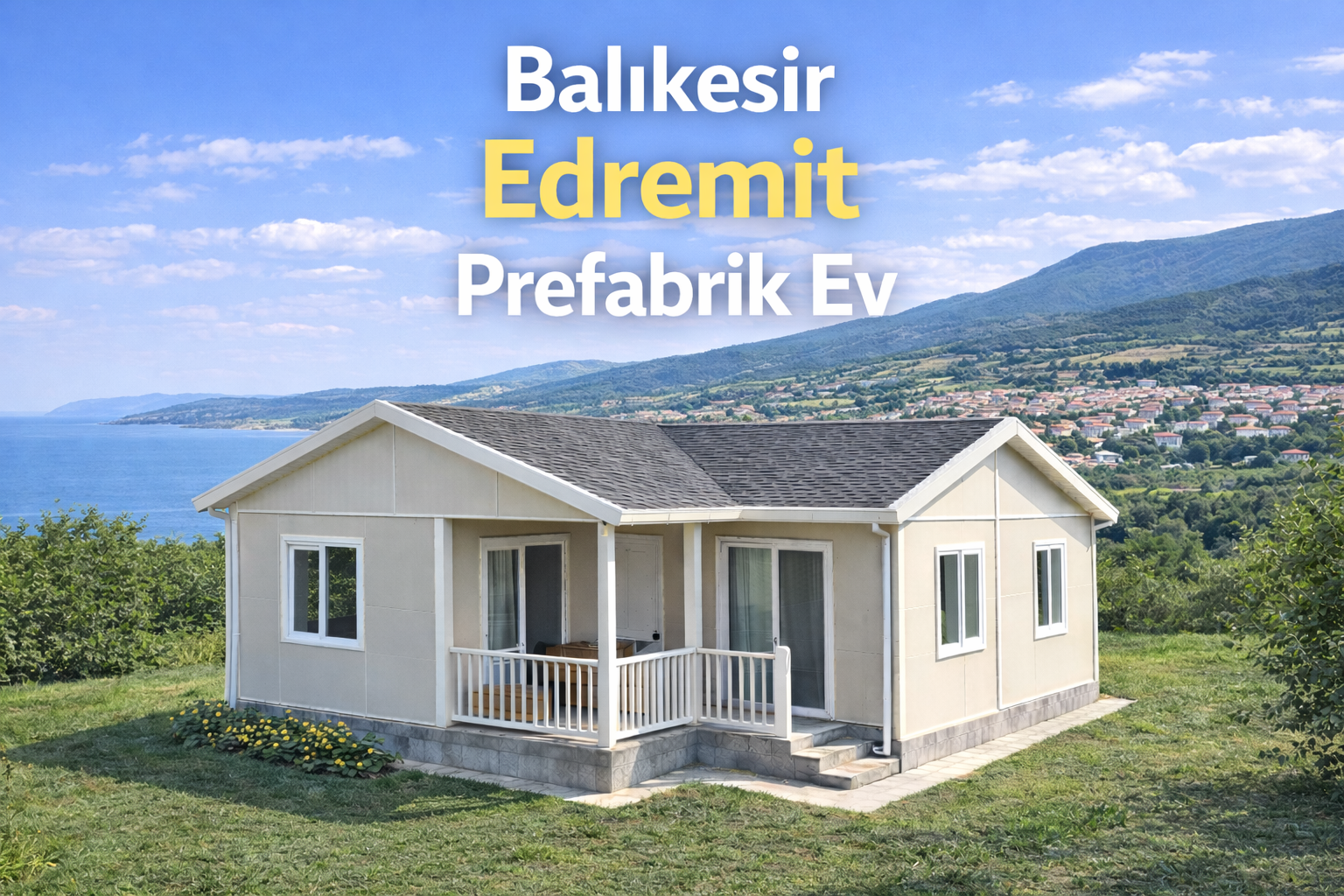 Er demit prefabrik ev firmaları Balıkesir Erdemit prefabrik ev modelleri