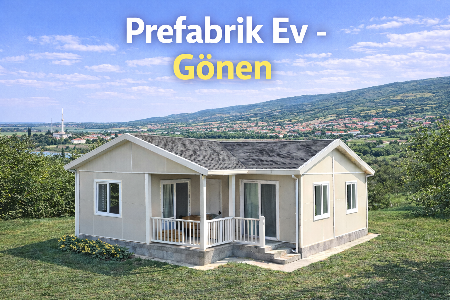 Gönen prefabrik ev firmaları Balıkesir Gönen prefabrik ev modelleri