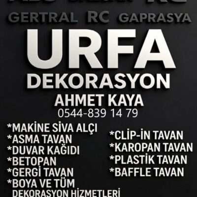 Ş.URFA YAPI VE DEKORASYON